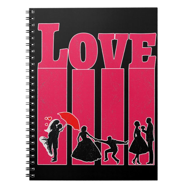 Caderno Espiral Amor | Os melhores presentes de dia de os namorado (Frente)