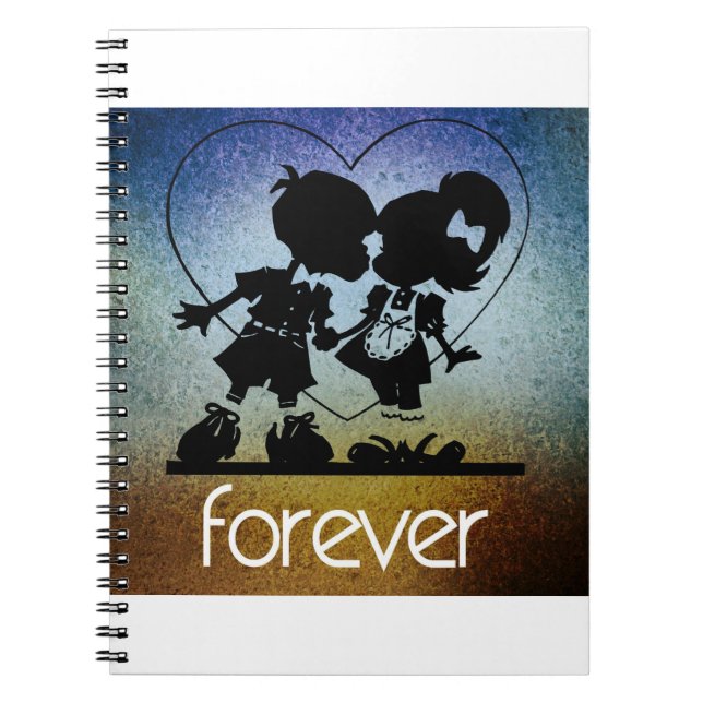 Caderno Espiral Amor para sempre (Frente)