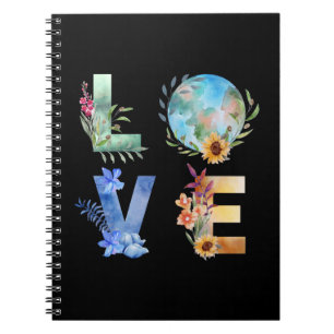 CADERNO ESPIRAL AMOR SALVE NOSSO PLANETA