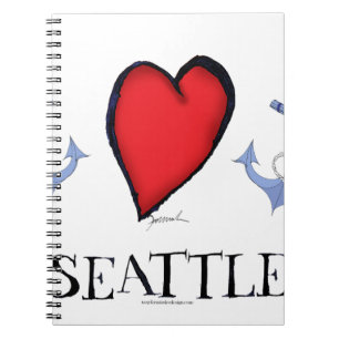 Caderno Espiral amor seattle