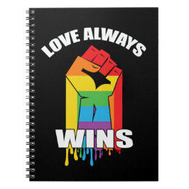 Caderno Espiral Amor sempre ganha Gay LGBT