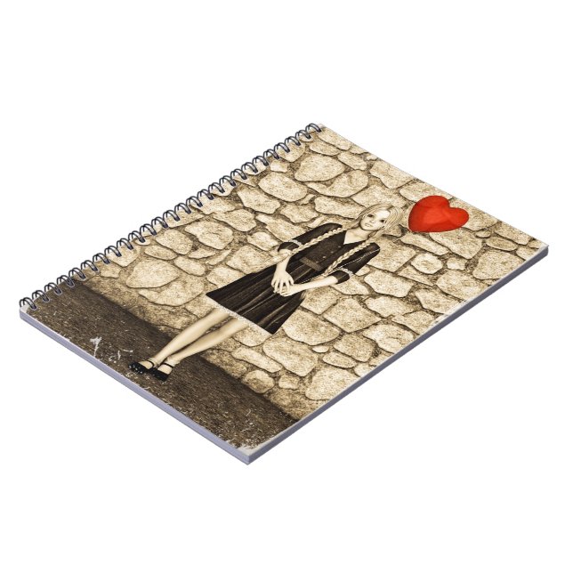 Caderno Espiral Amor Vintage (Left Side)