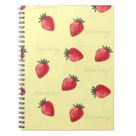 Caderno Espiral Amorenar Morango