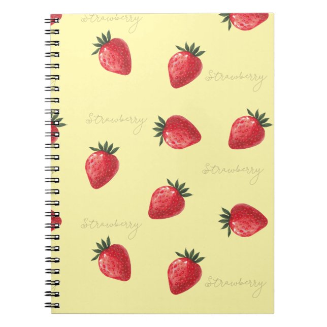 Caderno Espiral Amorenar Morango (Frente)