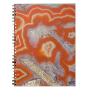 Caderno Espiral Amostra da ágata