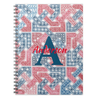 Caderno Espiral Amostrador de Knotwork - All Twisted Up