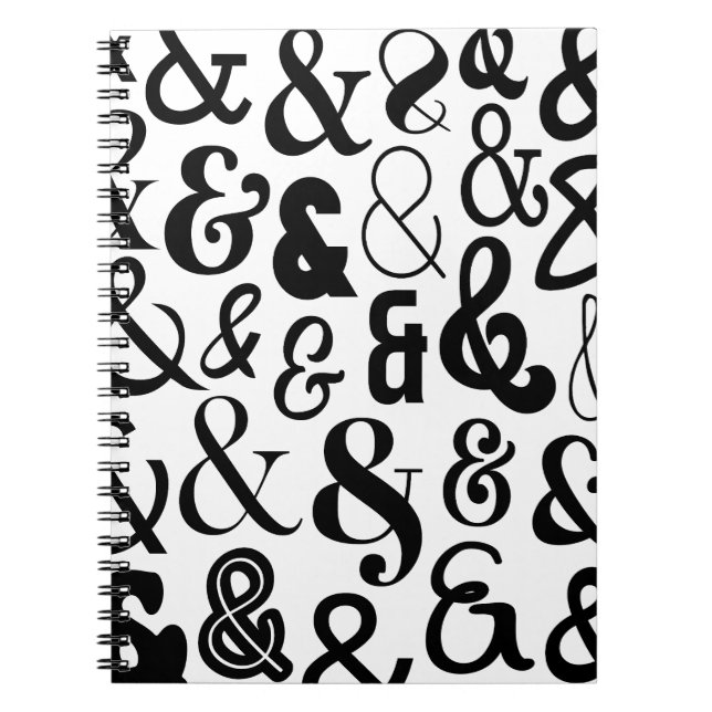 Caderno Espiral Ampersands (Frente)