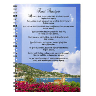 Caderno Espiral Análise final: "Faça-a de qualquer maneira "