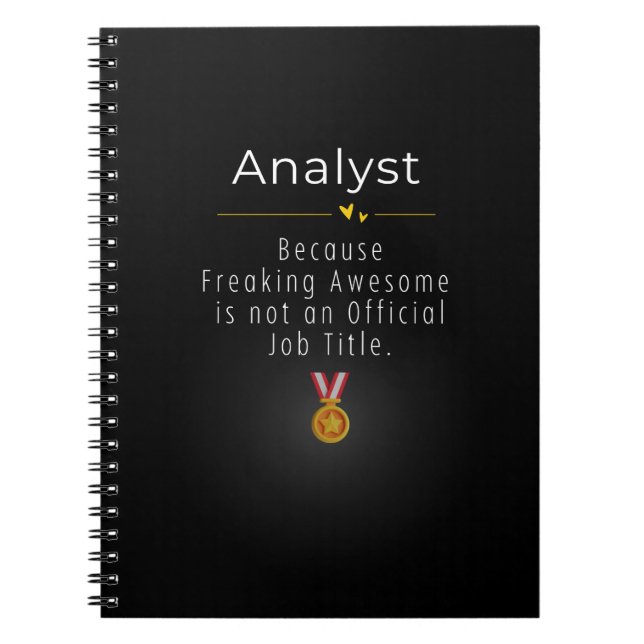 Caderno Espiral Analista (Frente)