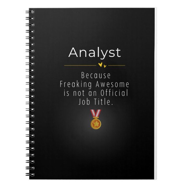 Caderno Espiral analista (Frente)