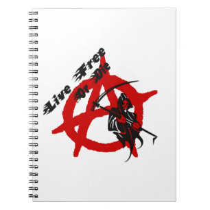 Caderno Espiral Anarchy Grim Reaper