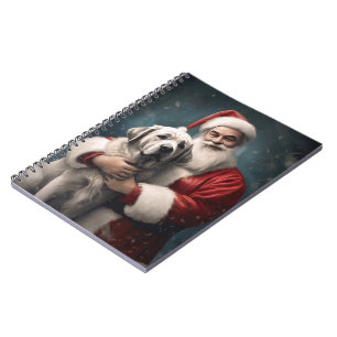 Caderno Espiral Anatólia Shepherd com o Natal do Papai Noel