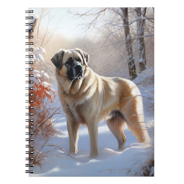 Caderno Espiral Anatólia Shepherd Deixou nevar o Natal (Frente)
