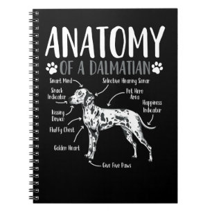 Caderno Espiral Anatomia Dalmaciana 59 Cachorro Lover