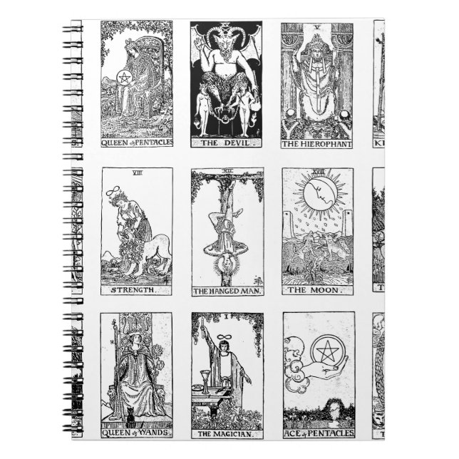 Caderno Espiral ancient tarot (Frente)