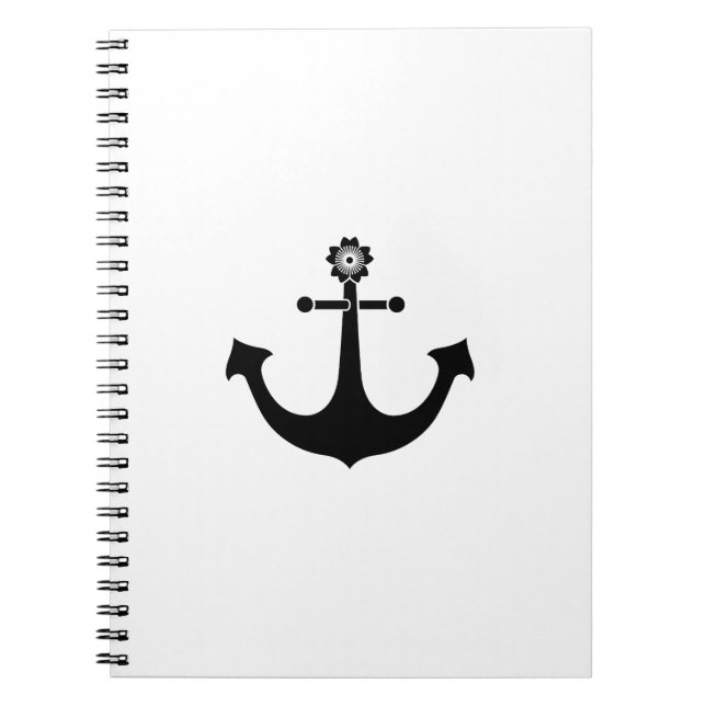 Caderno Espiral Âncora da marinha (Frente)