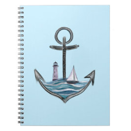 Caderno Espiral Ancoragem e farol (Versão 1)