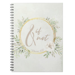 Caderno Espiral And If Not Journal