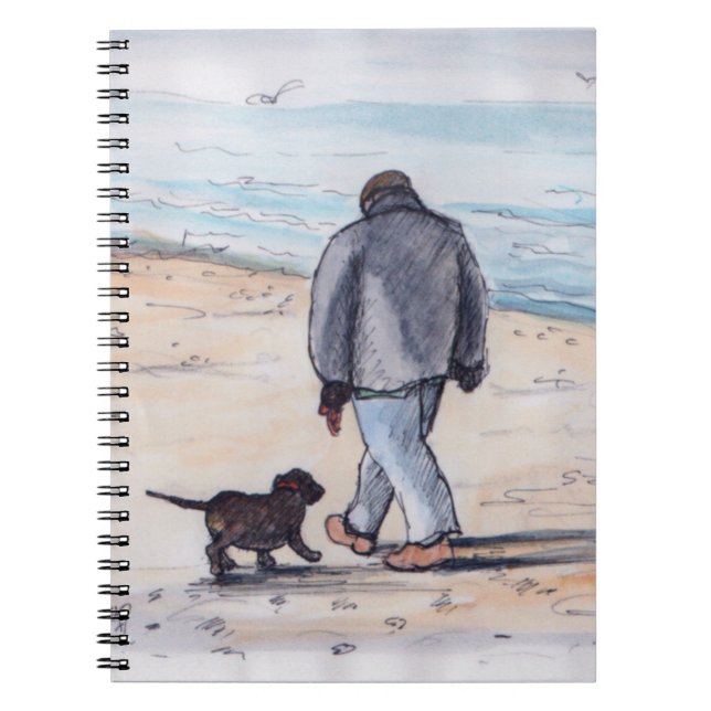 Caderno Espiral Andando o cão - 05 (Frente)