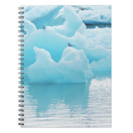 Caderno Espiral Andorinhas-do-mar de Jökulsárlón