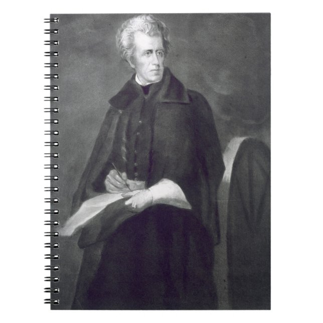 Caderno Espiral Andrew Jackson, 7a Presidente dos Estados Unidos (Frente)
