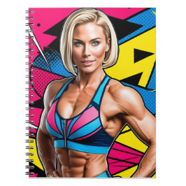 Caderno Espiral Androide feminino