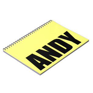 Caderno Espiral Andy