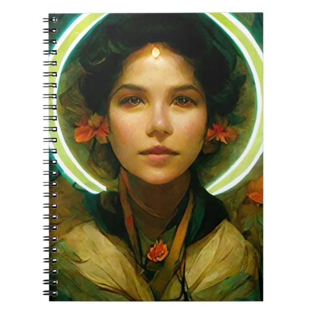 Caderno Espiral Anel de Light Fantasy Sci-fi (Frente)