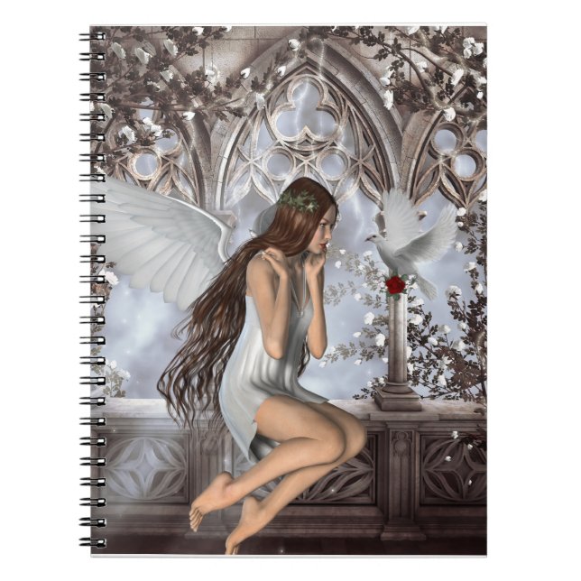 Caderno Espiral Angel e sua pomba (Frente)