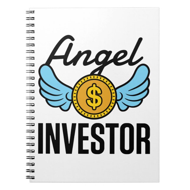 Caderno Espiral Angel Investor Invest Start Business (Frente)