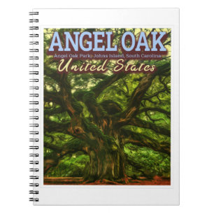 CADERNO ESPIRAL ANGEL OAK - CHARLESTON SUUTH CAROLINA US