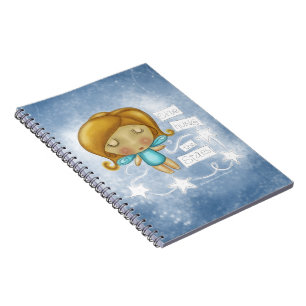 Caderno Espiral Angel Pega as estrelas