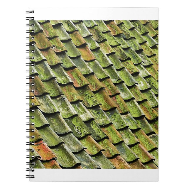 Caderno Espiral ângulos verdes (Frente)