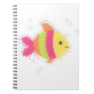 Caderno Espiral Animação de Peixes Bonitos