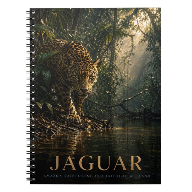 Caderno Espiral Animais da Floresta Amazônica JAGUAR (Frente)