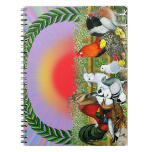 Caderno Espiral Animais de fazenda