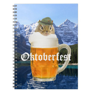 Caderno Espiral Animal do Festival de Cerveja da Oktoberfest