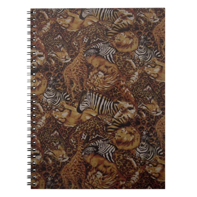 CADERNO ESPIRAL ANIMAL JUNGLE SAFARI (Frente)