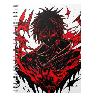 Caderno Espiral Anime sombrio