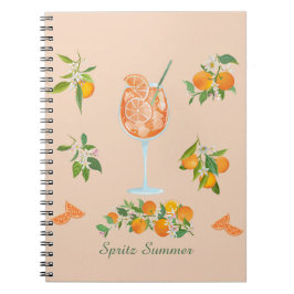 Caderno Espiral Aniversário de Verão Spritz