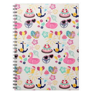 Caderno Espiral Aniversário Náutico Fofo