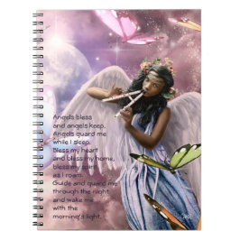Caderno Espiral Anjo com o notebook personalizado de presentes de