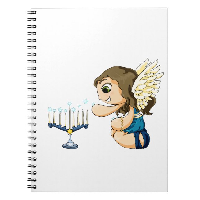 Caderno Espiral Anjo de Menorah (Frente)