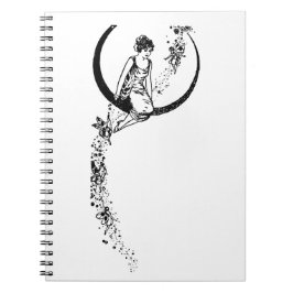 Caderno Espiral Anjo e fada, desenho