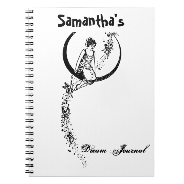 Caderno Espiral Anjo e fada, desenho (Frente)