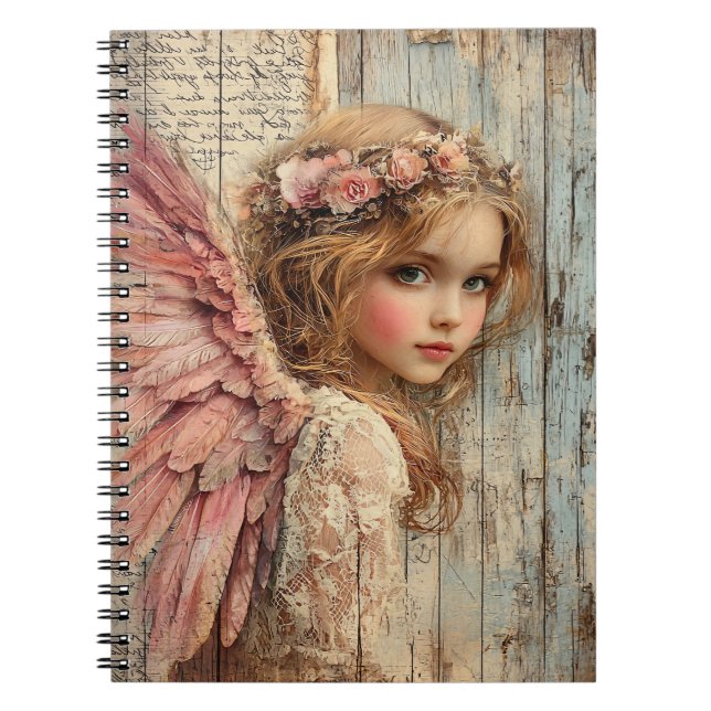 Caderno Espiral Anjo Fofo (Frente)