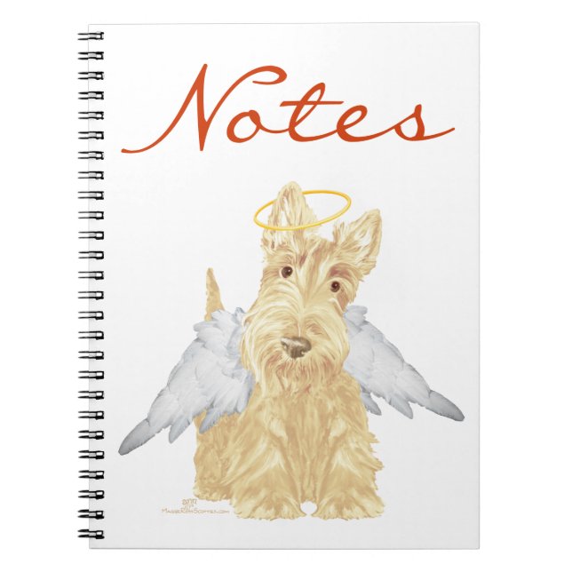 Caderno Espiral Anjo Scottie Trigo (Frente)