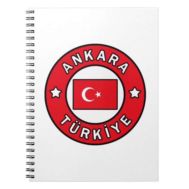 Caderno Espiral Ankara Türkiye (Frente)