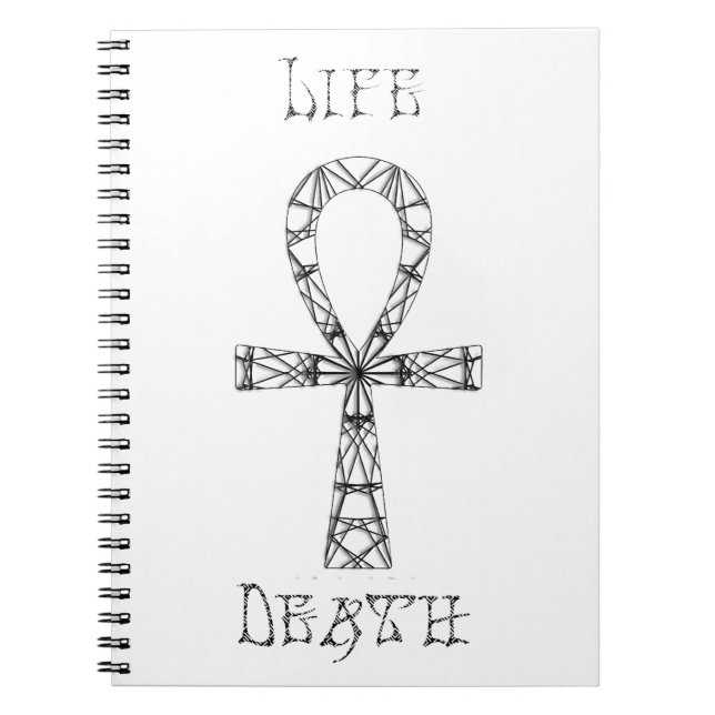 Caderno Espiral Ankh Vida, Morte (Frente)