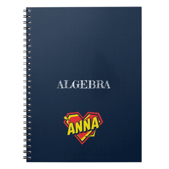 Caderno Espiral Anna Blue (Frente)